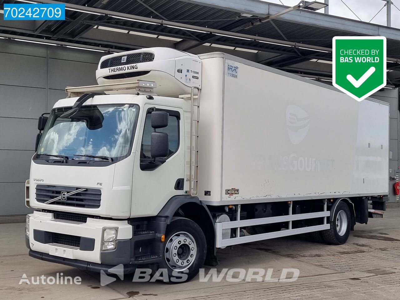 вантажівка рефрижератор Volvo FE 260 4X2 19t Thermo-King T-1200R Spectrum MT Schiebewand Euro