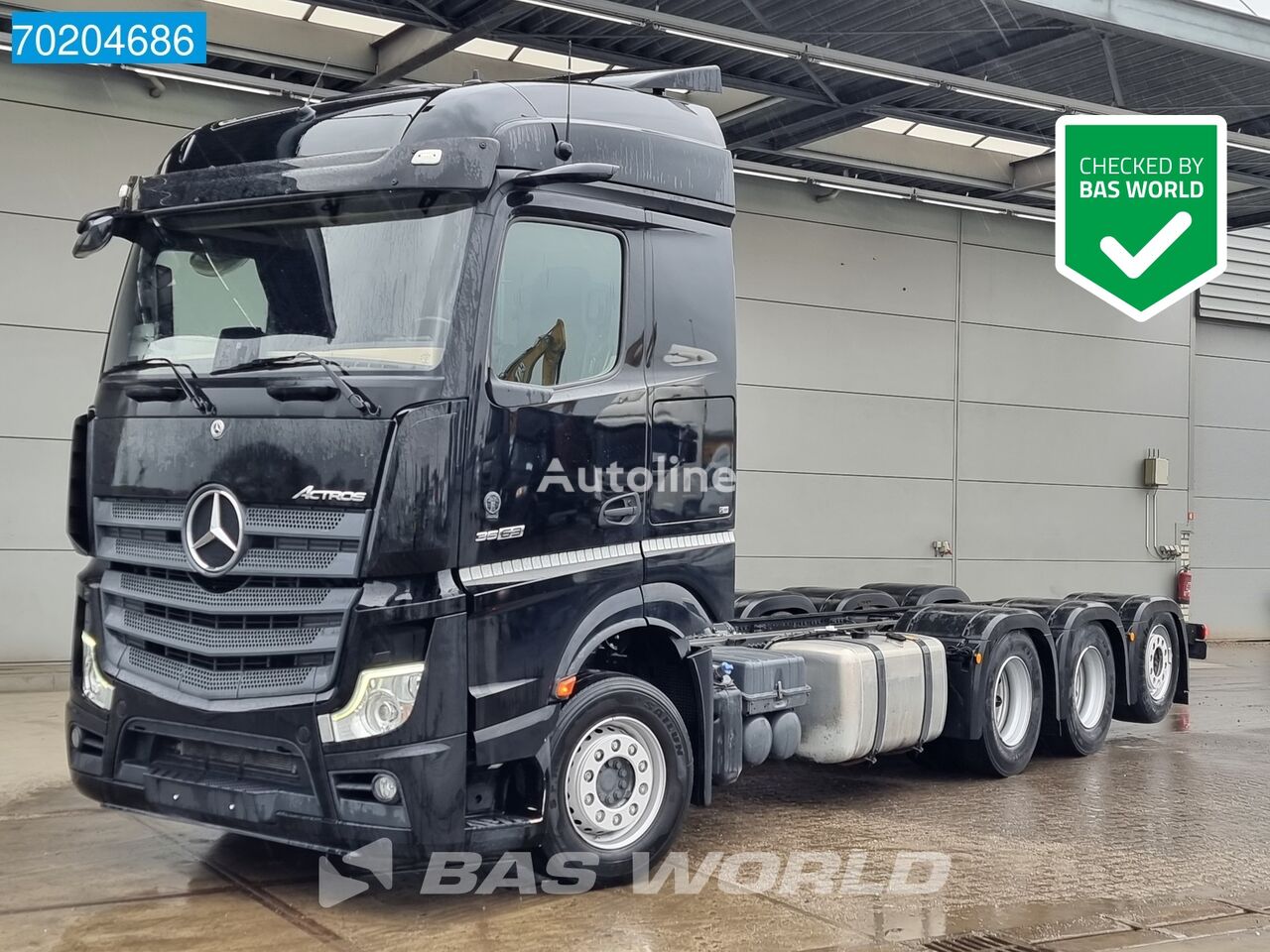 вантажівка шасі Mercedes-Benz Actros 2663 8X4 Full Air suspension Chassis PTO preparation Euro