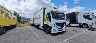 вантажівка шторна IVECO STRALIS + торговий причіп