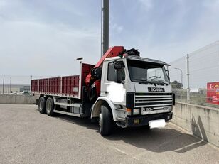 вантажівка шасі SCANIA 93 H. 280. En chasis 3 ejes, 6x2
