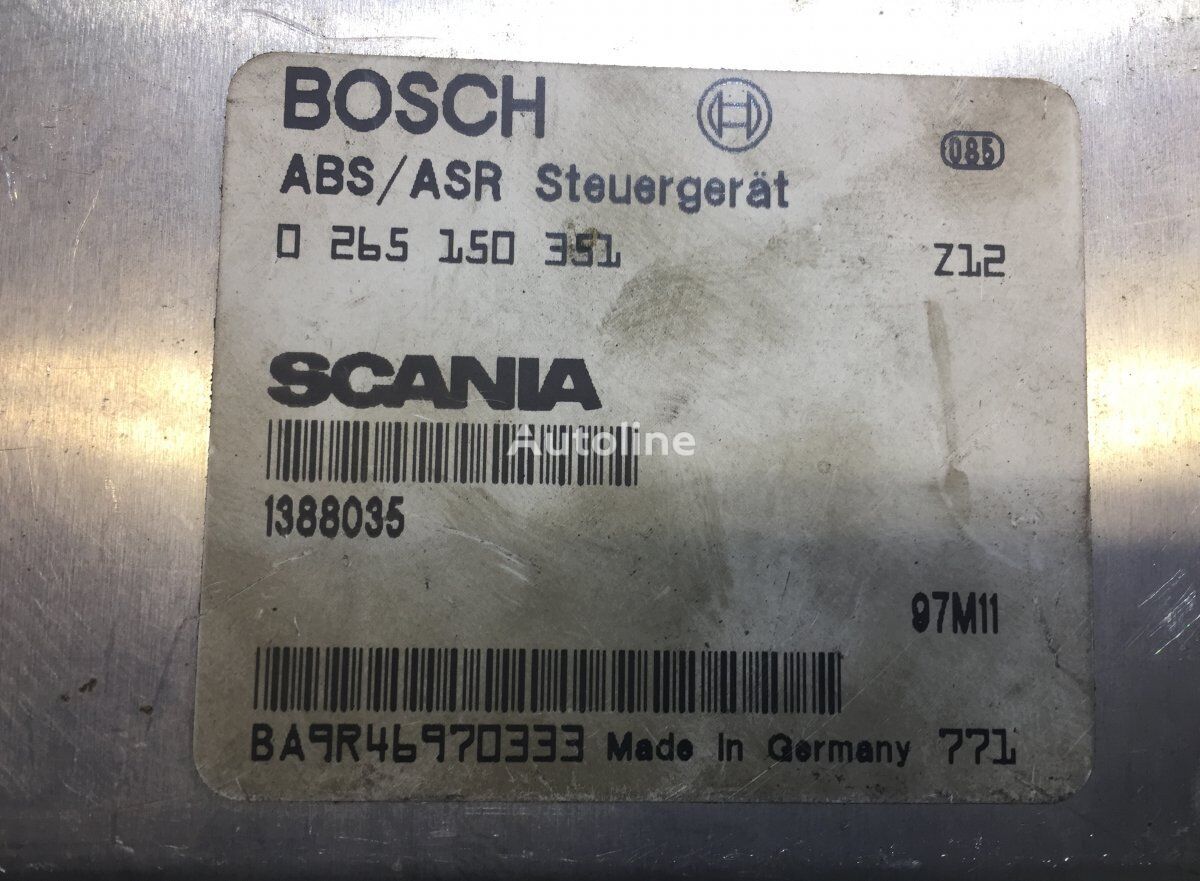 блок управления Bosch 4-series 124 (01.95-12.04) 0265150351 для грузовика Scania 4-series (1995-2006)