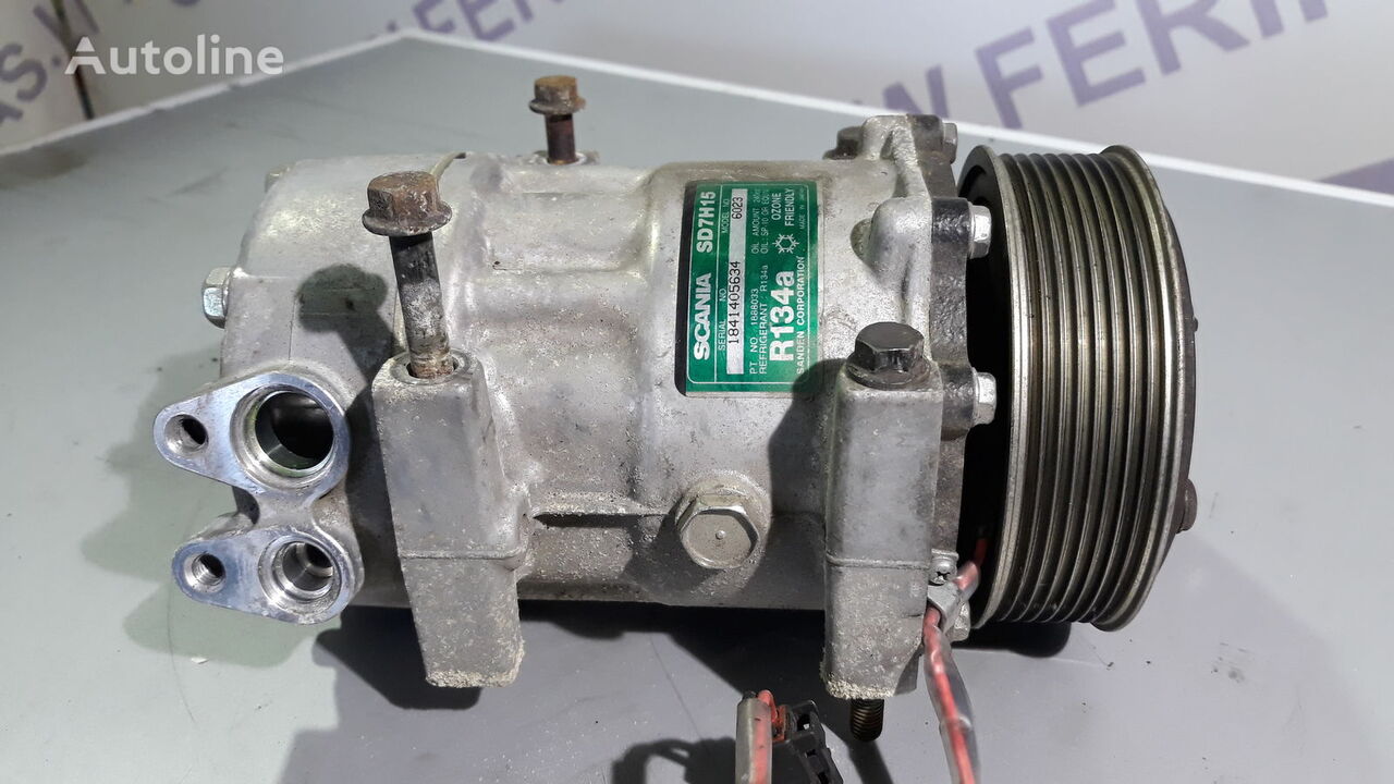 компрессор кондиционера Scania AC compressor 1888033, 1853081 для тягача Scania R