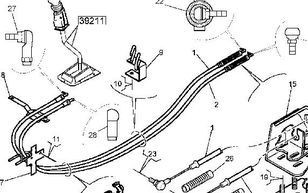 ZF ТРОС КПП 5010452013.5001870062.5001870063.5010452013 для грузовика Renault MAGNUM PREMIUM