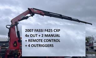 стріла Fassi F425CXP + REMOTE + 4 OUTRIGGERS - 4x OUT + 2 MANUAL до вантажівки